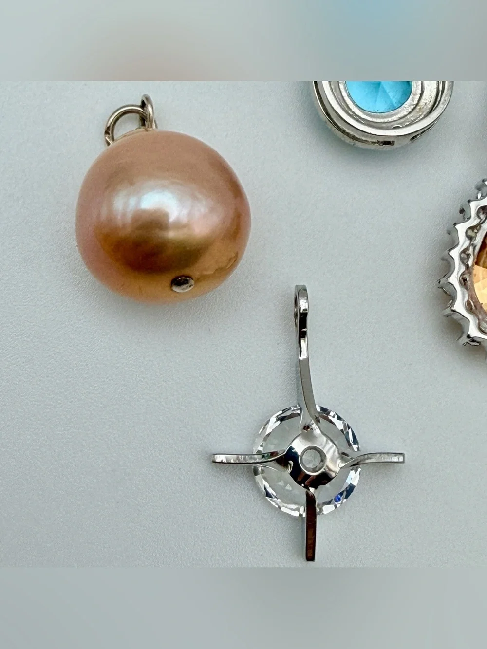 Lot of 6 Pendants Dainty Feminine Cute